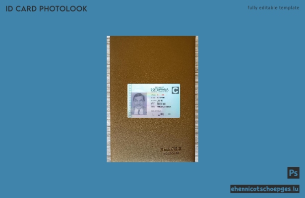 Beispielansicht des Fotos für den nationalen Personalausweis von Botswana